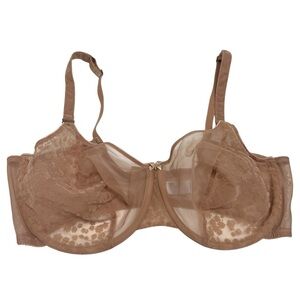 Parisa Bra Full Coverage‎ 47833 Mesh Bra Sz 40DD